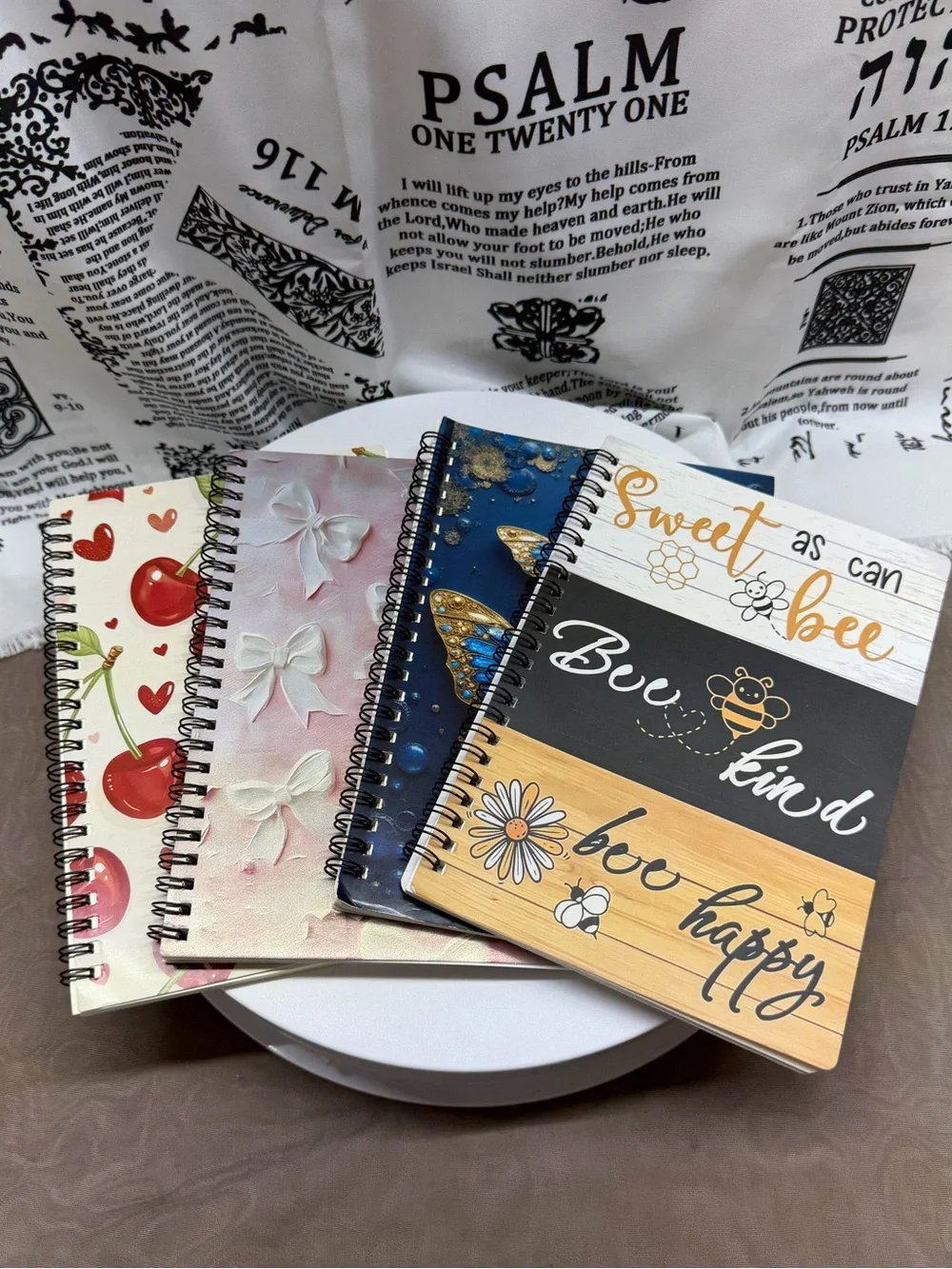 ❣️5/$25❣️Sweet as Can Bee Notebook - Yellow, Black, Blue, Pink, Red choose 1